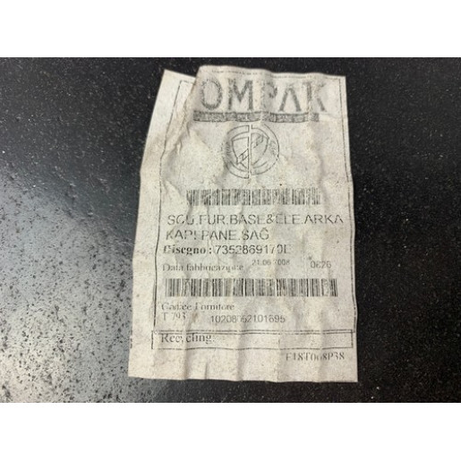 Карта двері багажника права Fiat Doblo 2006- 735286917